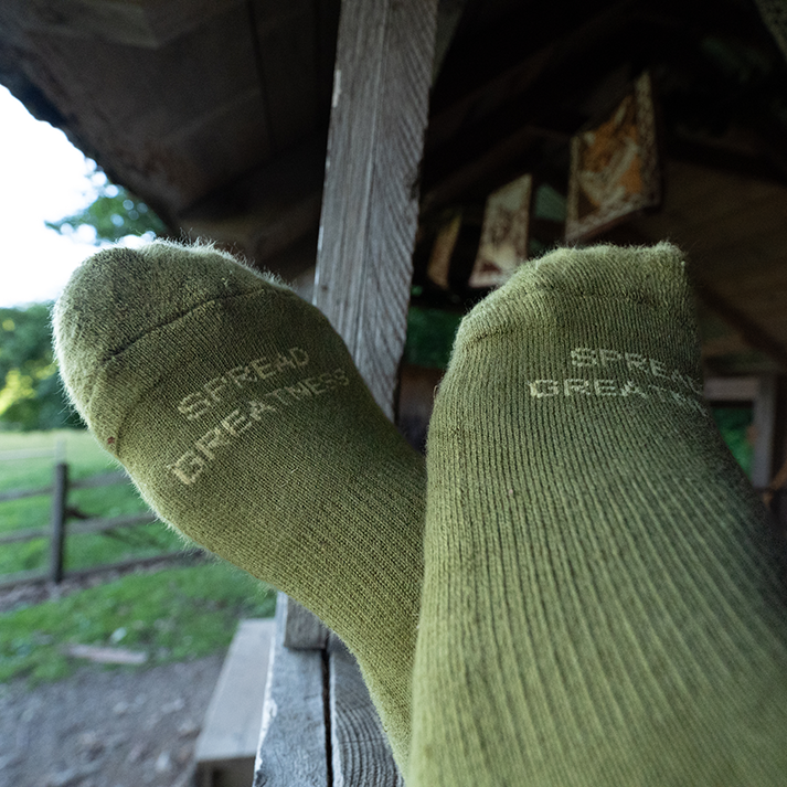 "Spread Greatness" GOAT Socks