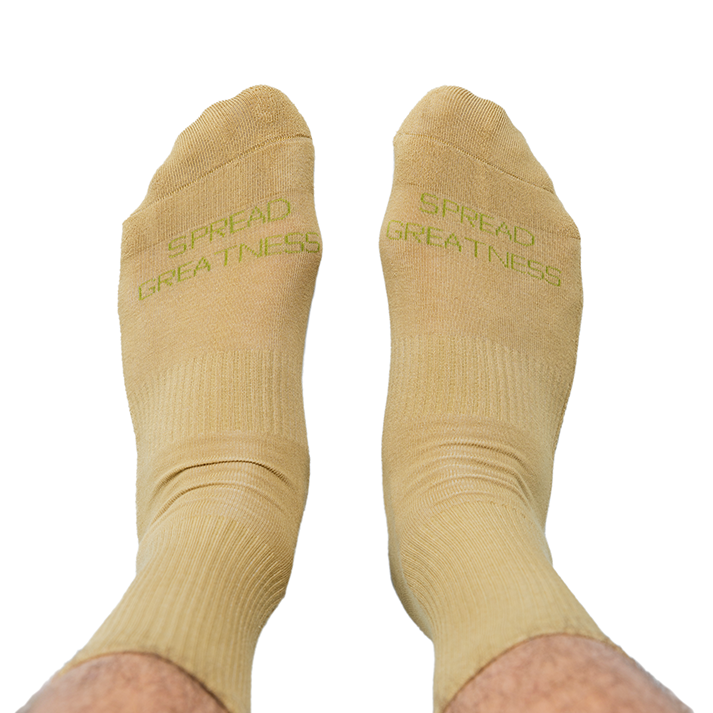 "Spread Greatness" GOAT Socks